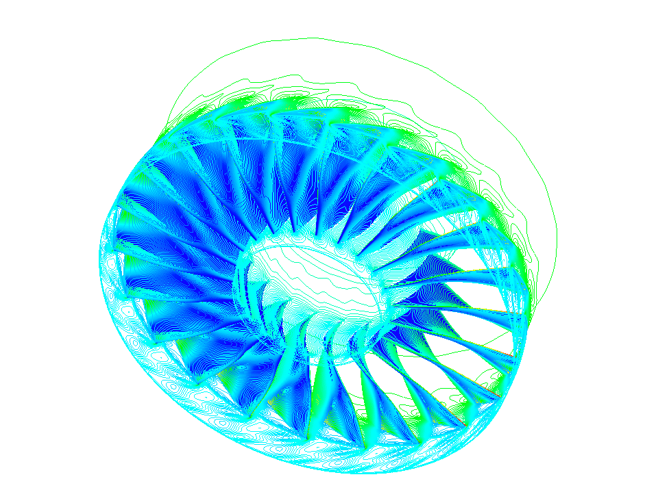Flutter effect simulation NLH Non-Linear Harmonic coupled CFD FEA two way FSI Turbomachinery Ansys Fluent Abaqus Siemens Star-ccm Numeca Fine Nastran