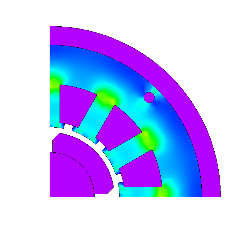 SPM Motor Iron Loss Density fea simulation electric motor ev electric vehicle Coupled CFD and FEA Multiphysics Ansys Maxwell, Simulia Opera, JMAG, Cedrat FLUX, Siemens MAGNET and SPEED