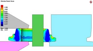 Ring Rolling simulation forming Abaqus Ansys Msc MARC Simufact Nastran ls dyna FEA Finite element 3