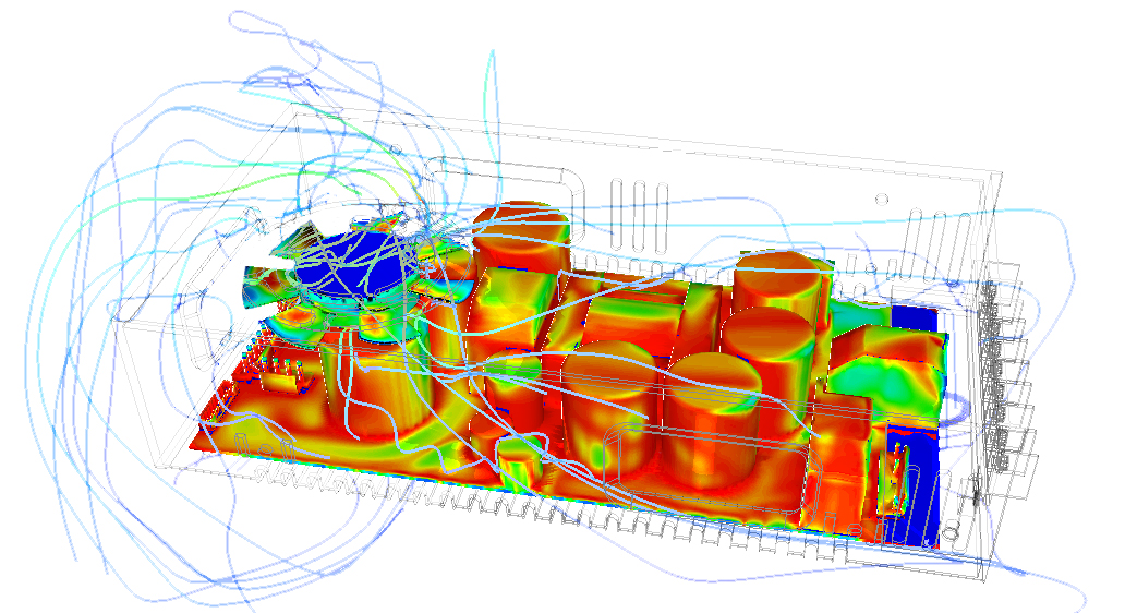 Electronic Systems Cooling & Heating Simulation Thermal Management Design CFD FEA siemens Star-ccm ansys fluent msc cradle