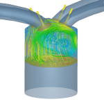 Internal Combustion Engine simulatin 1D/3D Coupled Simulation and Co-Simulation: Detailed Chemistry & Multiphase Flow Modeling with 1D Modeling - CFD MSC Cradle AVL Fire Ricardo Star-ccm Siemens Ansys Forte Fluent