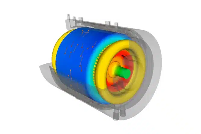 Ansys Maxwell electro motor electromagnetic Acoustic vibration simulation design