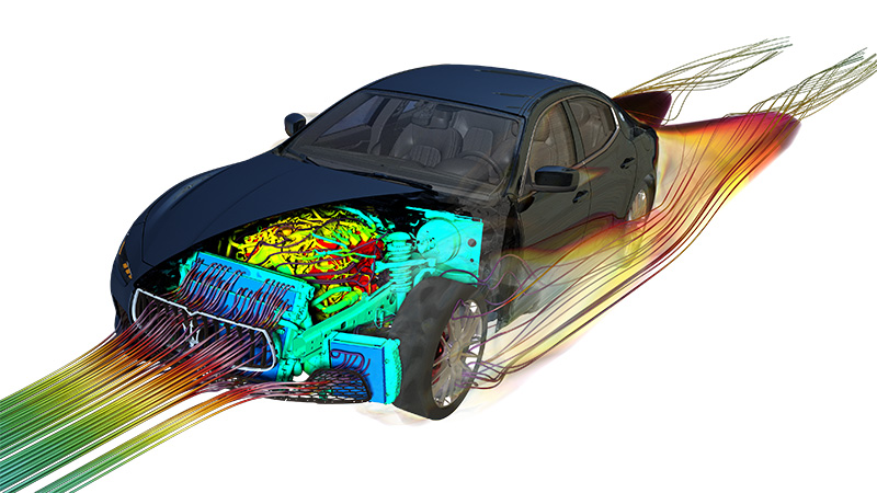 vehicle thermal Simulation heat transfer CFD siemens star-ccm+